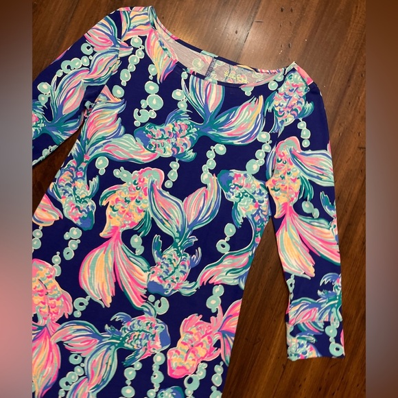 Lilly Pulitzer Marlowe Dress Size XS Going Coastal Chic Southern Boat Neck NWOT - Picture 12 of 14